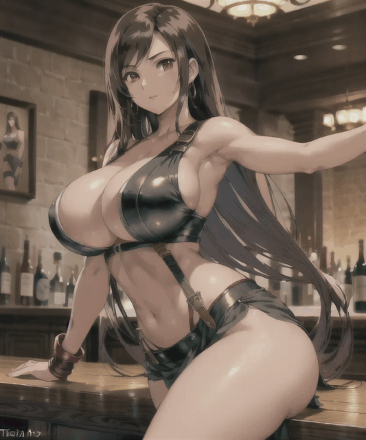 【爆乳 おっぱい 二次元 画像】ティファのコスプレをした爆乳お姉さんの画像集
